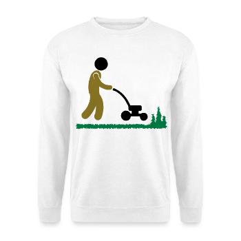 jardinage - Sweat-shirt Unisexe - blanc - Devant