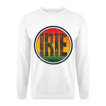 irie - movement of jah - Sweat-shirt Unisexe - blanc - Devant