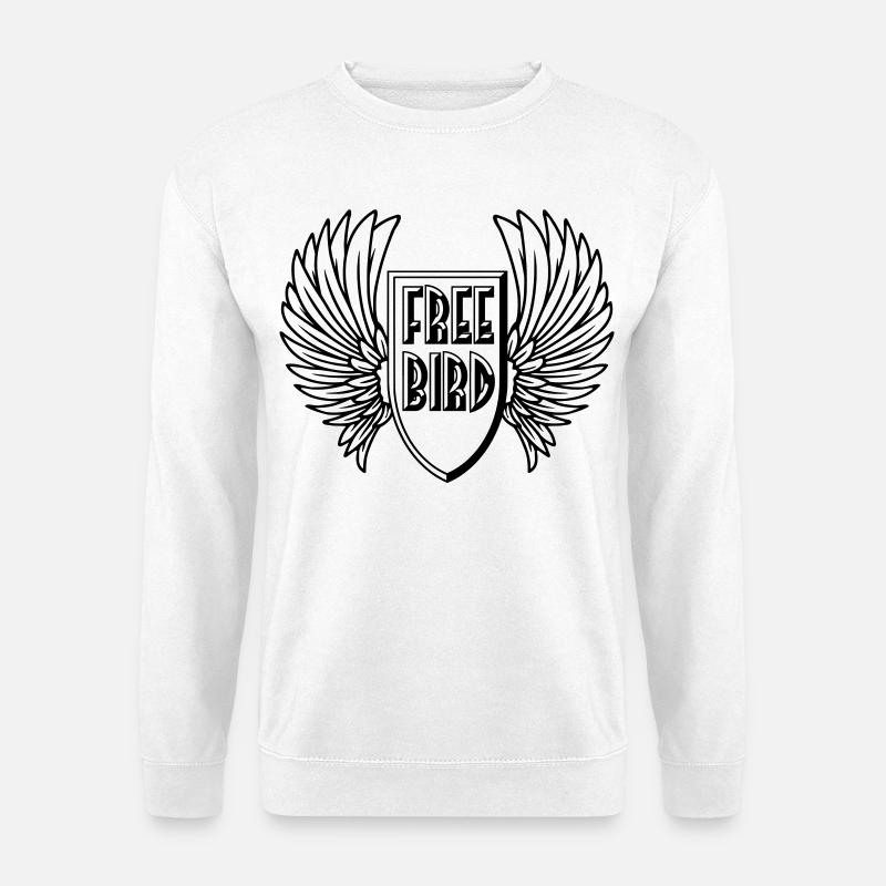 Free Bird - Unisex Pullover - Weiß
