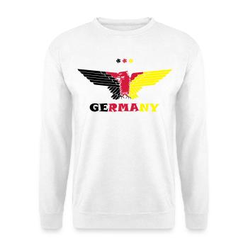 Deutschland Adler Germany colored - Unisex Pullover - Weiß - Vorne