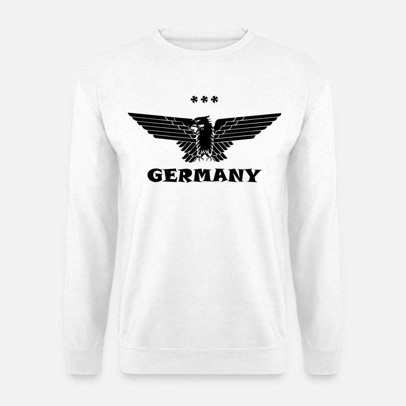 Germany Eagle Germany black - Unisex Sweatshirt - white