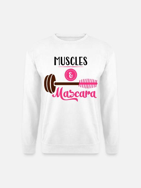 Fitness - Sweat-shirt Unisexe - blanc