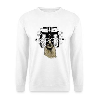 Alpaga & Phoropter - Sweat-shirt Unisexe - blanc - Devant