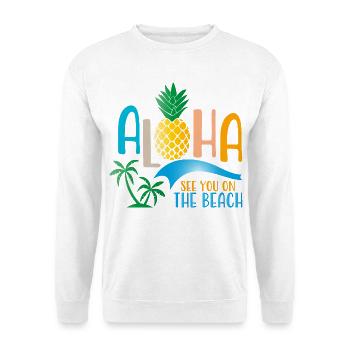 Beach - Unisex Pullover - Weiß - Vorne