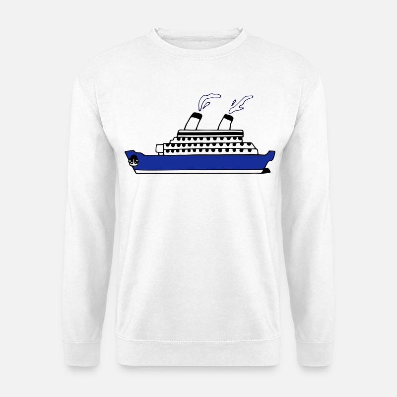 ship - Unisex Sweatshirt - white