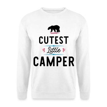 campeur - Sweat-shirt Unisexe - blanc - Devant