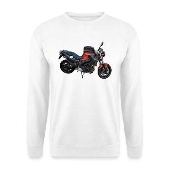 Motorrad - Sweat-shirt Unisexe - blanc - Devant