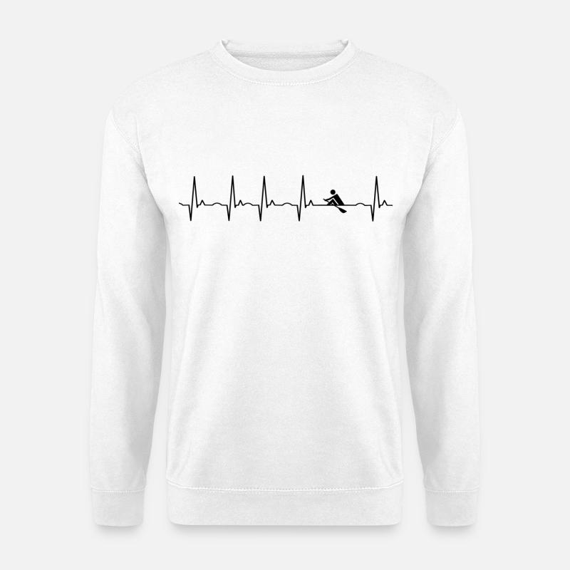 Rameur ramant rafting - Sweat-shirt Unisexe - blanc