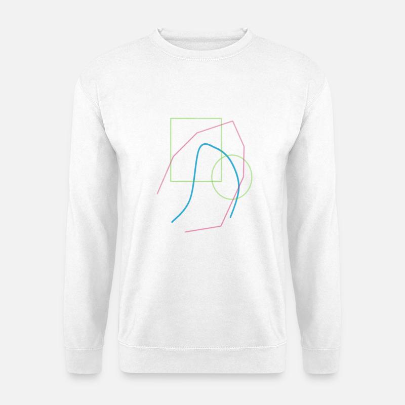 Patterns abstract - Unisex Sweatshirt - white