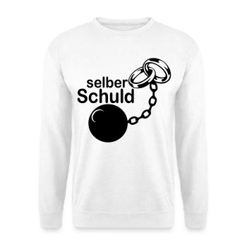 Junggesellenabschied , JGA - Selber Schuld(25) - Unisex Pullover - Weiß - Vorne