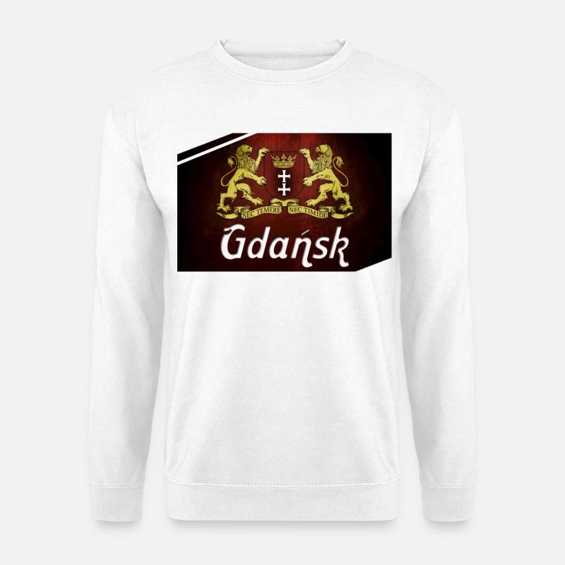 Danzig - Polen - Unisex Pullover - Weiß