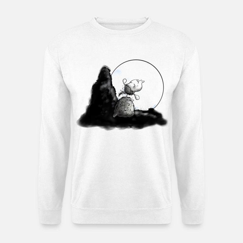 Wolf Schäfchen - Schaf - Sheep - Unisex Pullover - Weiß