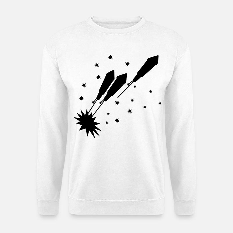 Raketen rockets new year - Unisex Pullover - Weiß