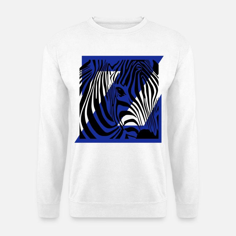 Zebra Mix - Unisex Sweatshirt - white