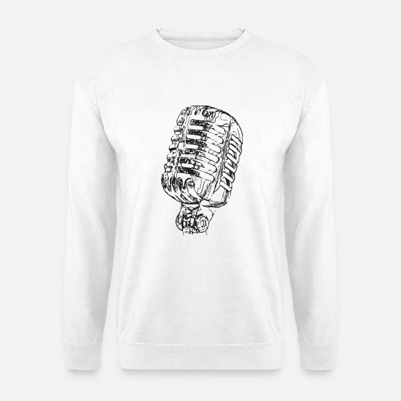 Musik 60er - Unisex Pullover - Weiß