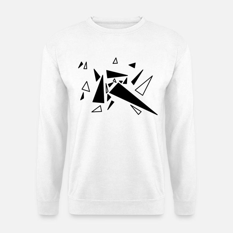 triangle - Unisex Sweatshirt - white