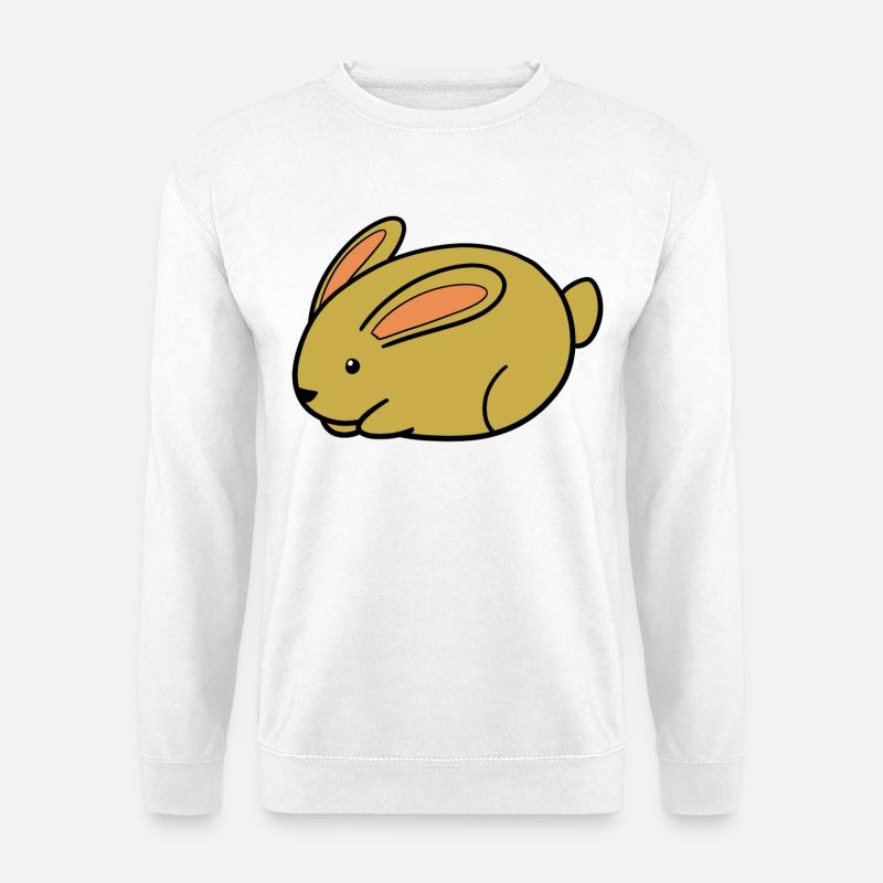 Hase - Unisex Pullover - Weiß
