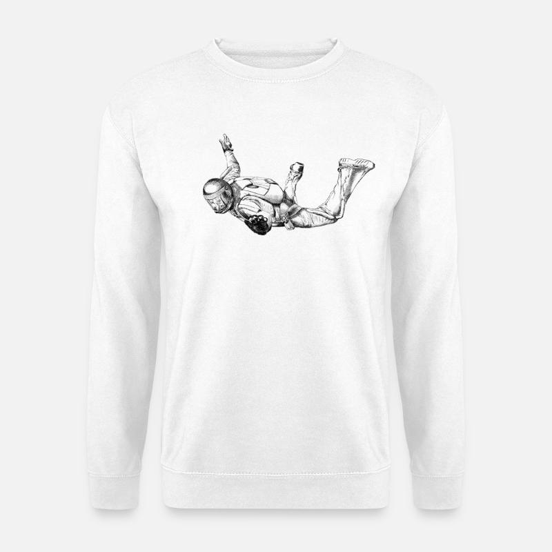 Skydiver - Unisex Pullover - Weiß