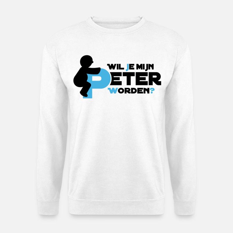 Peter weiß - Unisex Pullover - Weiß