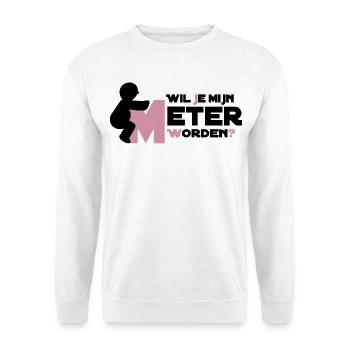 Climb To The Big M - Unisex Pullover - Weiß - Vorne