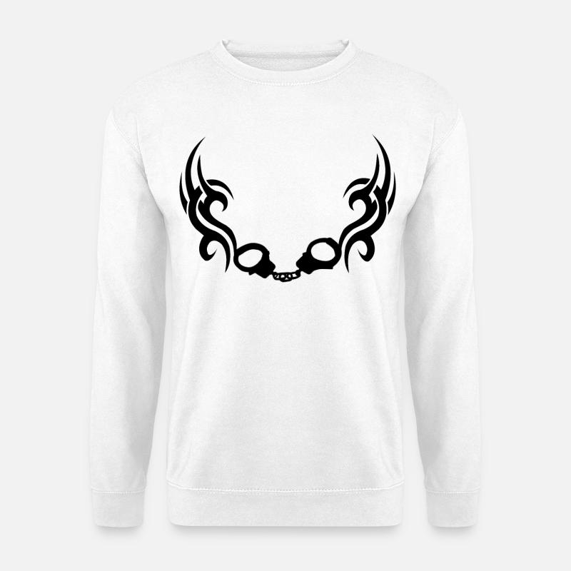 Trible à menottes - Sweat-shirt Unisexe - blanc