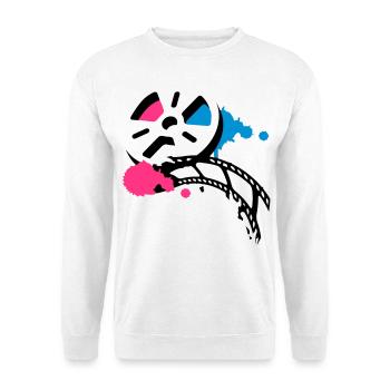 Une vieille bobine de film avec un film - Sweat-shirt Unisexe - blanc - Devant
