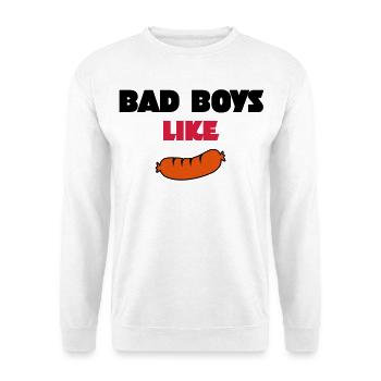 saucisse - Sweat-shirt Unisexe - blanc - Devant