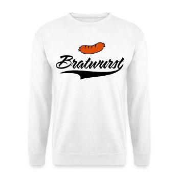 saucisse - Sweat-shirt Unisexe - blanc - Devant