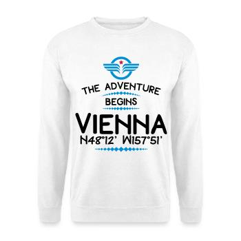 Vienna - Unisex Sweatshirt - white - Front