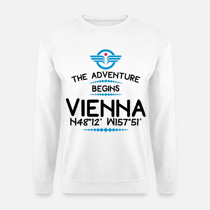 Vienna - Unisex Sweatshirt - white