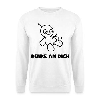 Voodoo Puppe - Unisex Pullover - Weiß - Vorne