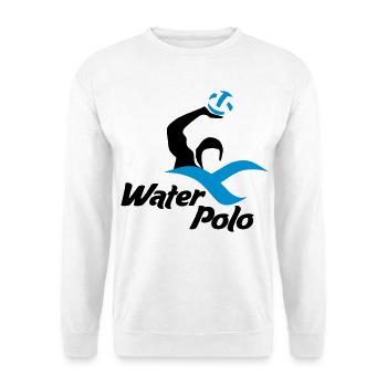 water-polo - Sweat-shirt Unisexe - blanc - Devant