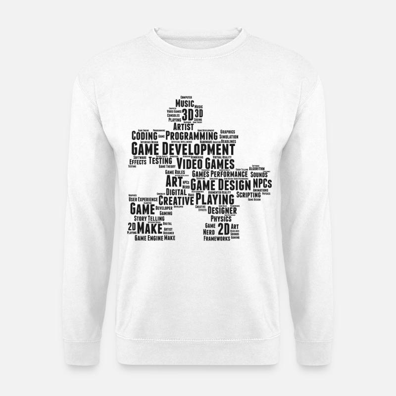 Game Dev - Unisex Pullover - Weiß