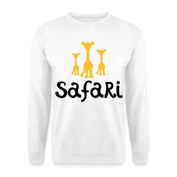 safari - Unisex Sweatshirt - white - Front