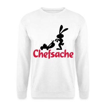 jardin - Sweat-shirt Unisexe - blanc - Devant