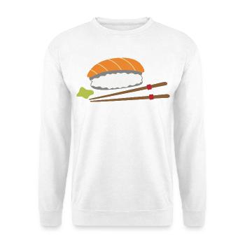 Sushi - Sweat-shirt Unisexe - blanc - Devant