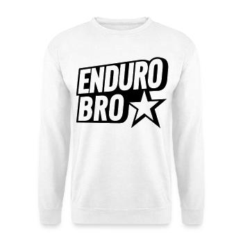 Enduro Bro MTB simple - Unisex Sweatshirt - white - Front