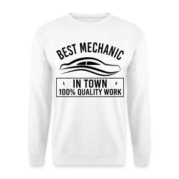 Occupation Engineer in Mechanical Engineering - Unisex Sweatshirt - white - Front
