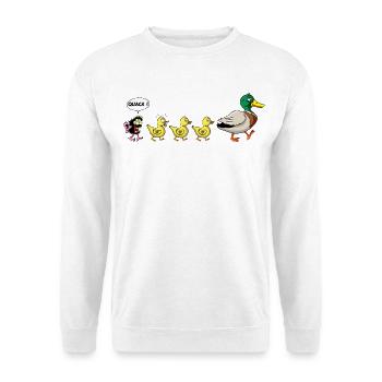 Das hässliche Entlein - Unisex Pullover - Weiß - Vorne