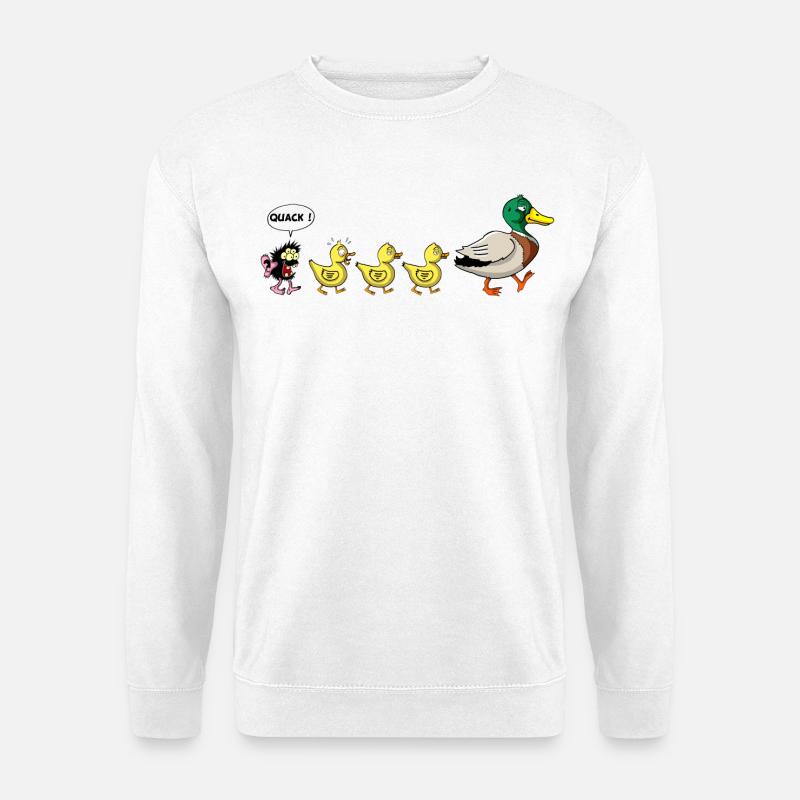 Das hässliche Entlein - Unisex Pullover - Weiß