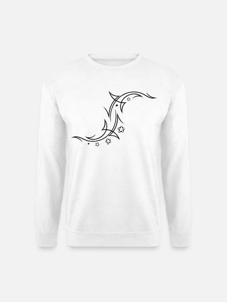 Tribal mit Sternen - Unisex Pullover - Weiß