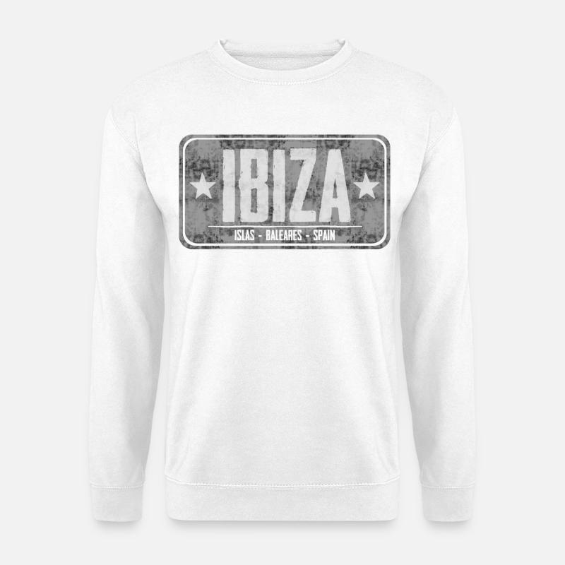 Ibiza Insel Reiseziel Design - Unisex Pullover - Weiß