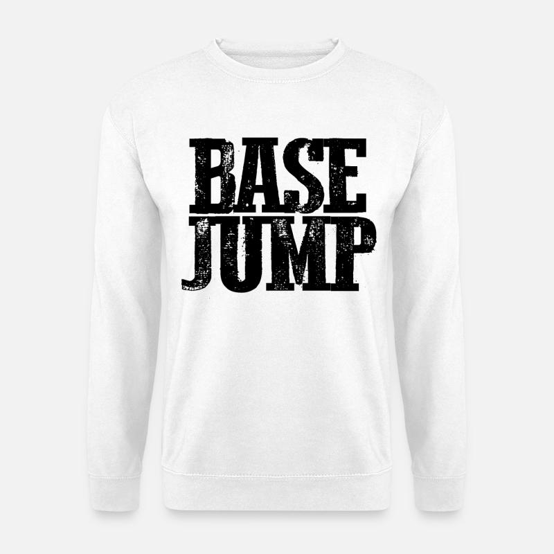 Base Jump - B.A.S.E. - Basejumper - Unisex Sweatshirt - white