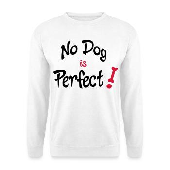 funny dog - Unisex Sweatshirt - white - Front