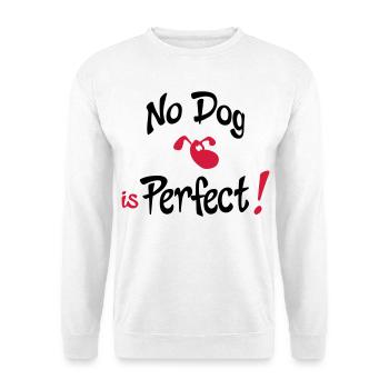 humorous dog - Unisex Sweatshirt - white - Front