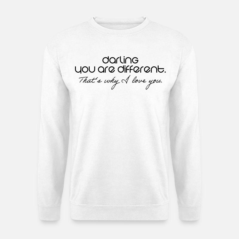 Romantisch - Unisex Pullover - Weiß