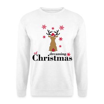 weihnachten - Unisex Pullover - Weiß - Vorne
