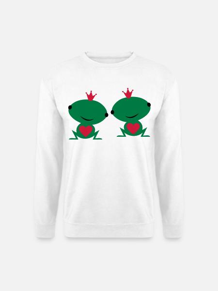two are in love - Unisex Sweatshirt - white