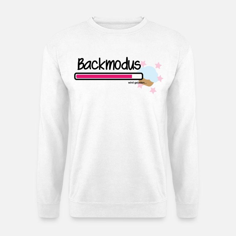 Im Backmodus - Unisex Pullover - Weiß