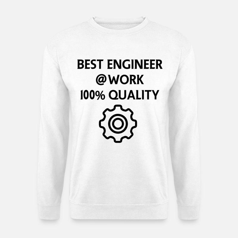 Technician and Engineer - Unisex Sweatshirt - white